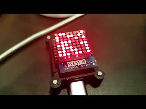 TM1640 8X8 LED MATRIX Driver Test
