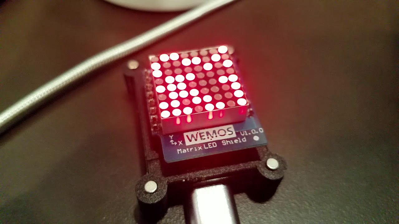 TM1640 8x8 LED Matrix Driver Test