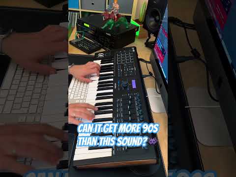 One of the most 90s sounding sequences there is. Awesome vibe and glorious ROMPLER times.