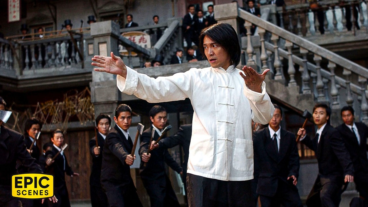 One Man Battles an Army in Kung Fu Hustle 🥋