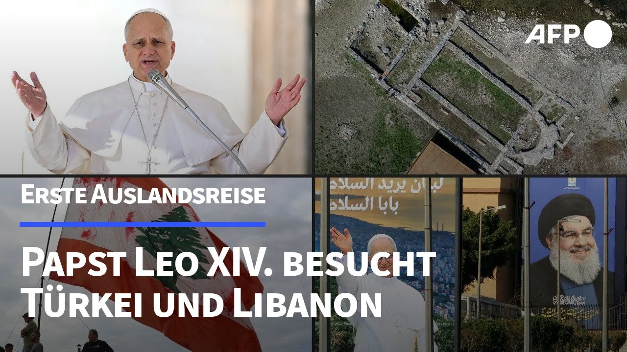Papst Leo XVI. reist erstmals ins Ausland: Türkei & Libanon 🌍