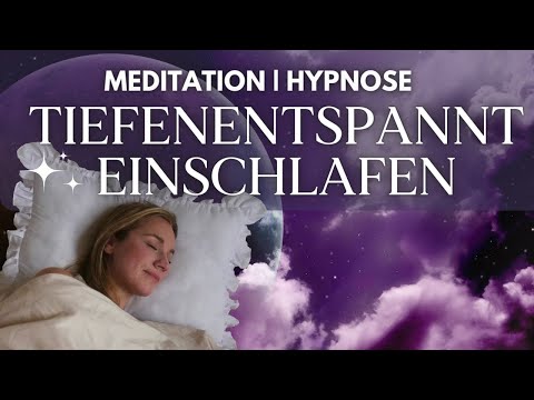 Finde einen tiefen & erholsamen Schlaf 💜 Meditation zum Einschlafen & Entspannen