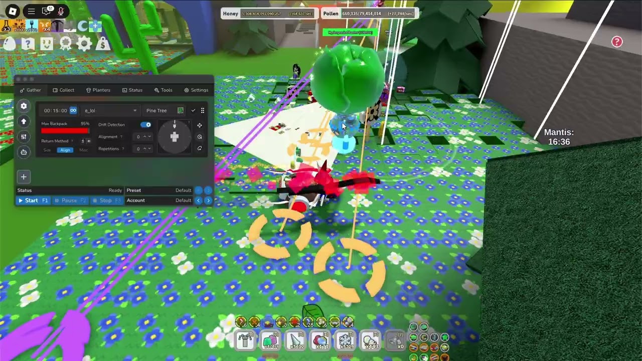 Revolution Macro Guide #1: AI Gathering in Bee Swarm 🐝