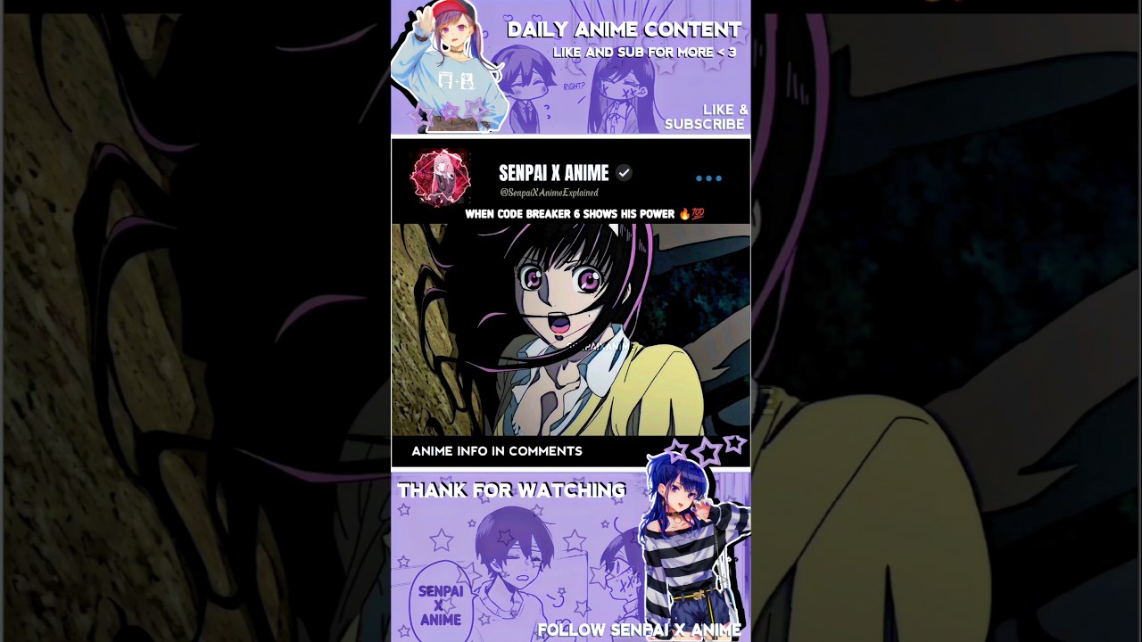 Code Breaker 6 Unleashes His Power 🔥 | Epic Anime Moment