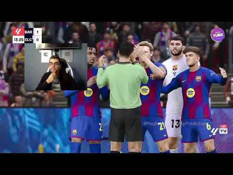 🔴بث مباشر مباراة برشلونة ضد إلتشي | الدوري الإسباني 2025 | محاكاة مباراة اليوم