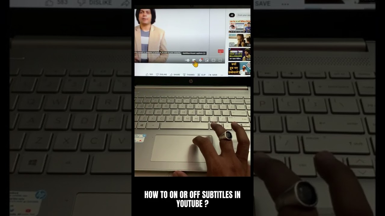 How to Turn Subtitles On or Off on YouTube