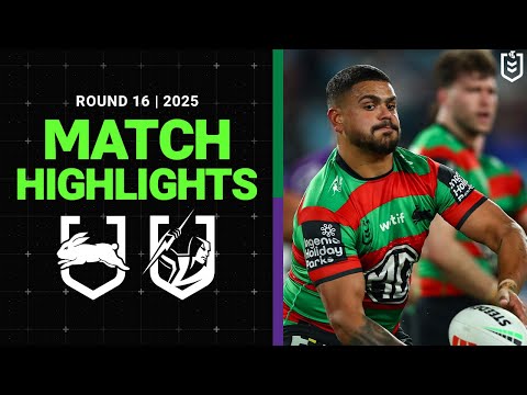 2025 NRL Match Highlights | Rabbitohs v Storm | Round 16