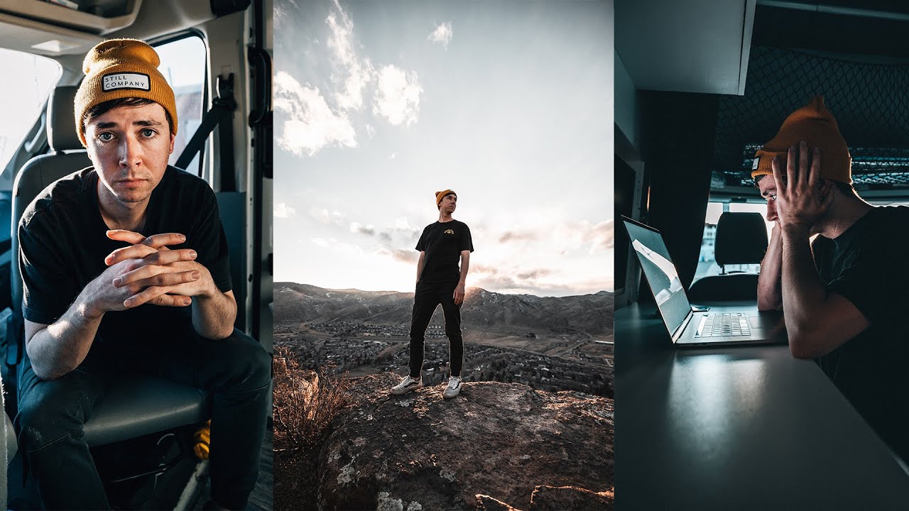 Solo Self Portrait Challenge in My Van 📸