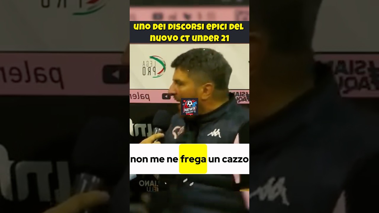 Intervista a Silvio Baldini, nuovo CT Under 21 ⚽