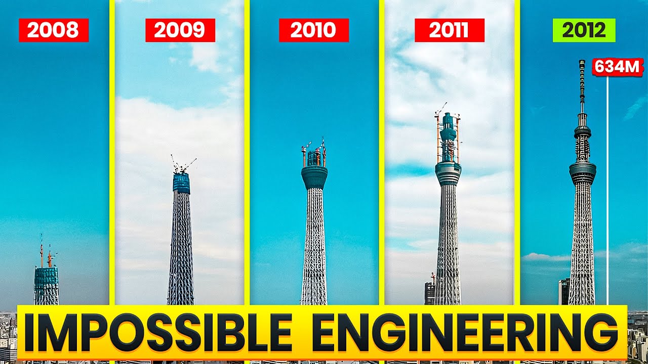 Secrets Behind Tokyo Skytree's Construction 🏗️