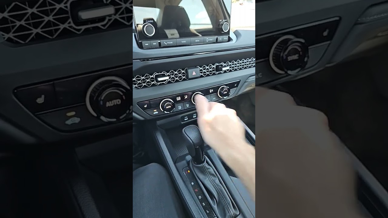 Honda 2023-2024 Dual Zone Climate Settings