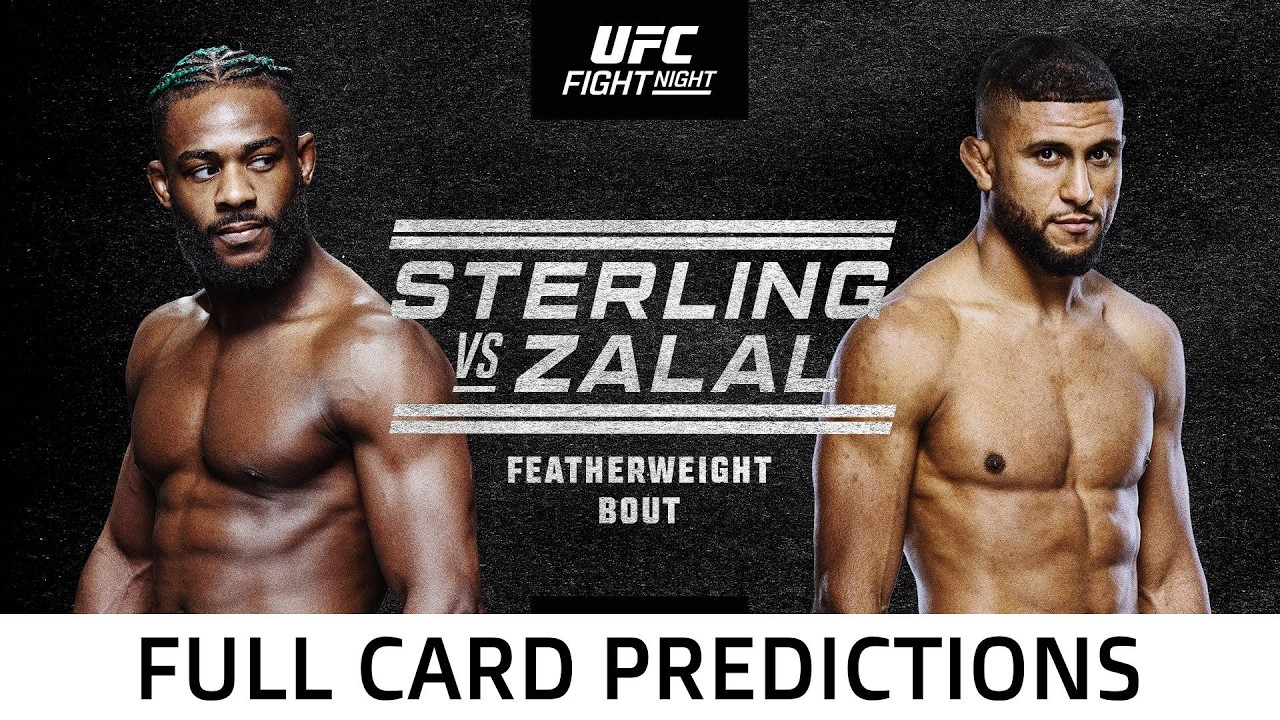 UFC Vegas 116: Sterling vs Zalal Full Card Predictions 🥊
