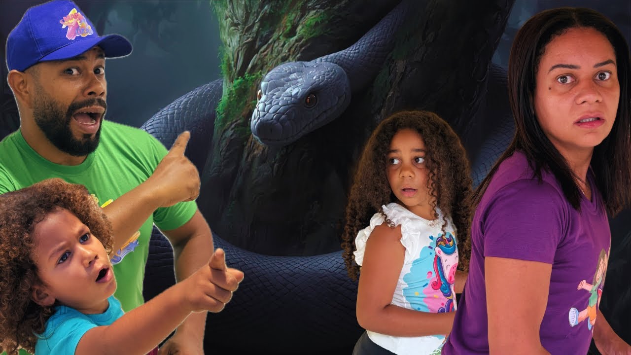 Marina & Lucas: Aventura na Toca da Cobra Papa-Tudo! 🐍