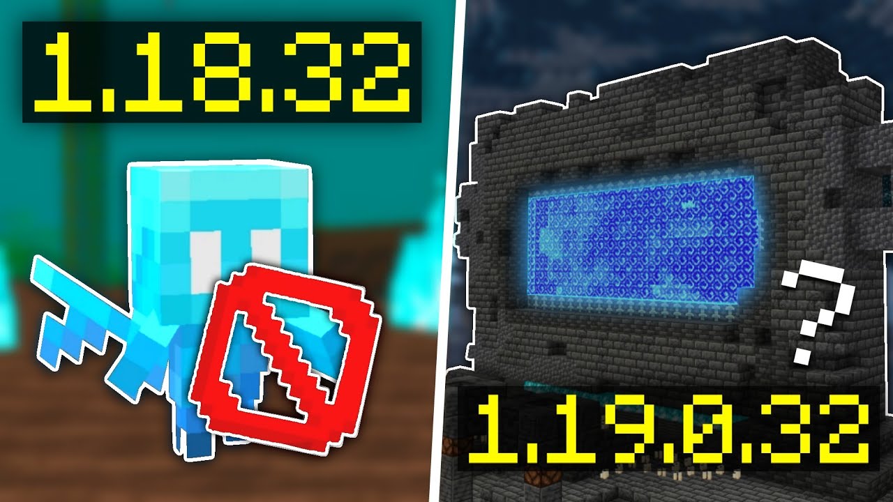 Обновление Minecraft: Новая бета-версия 1.19.0.32 и релизы 1.18.32, PE 1.19.0.33 🚀