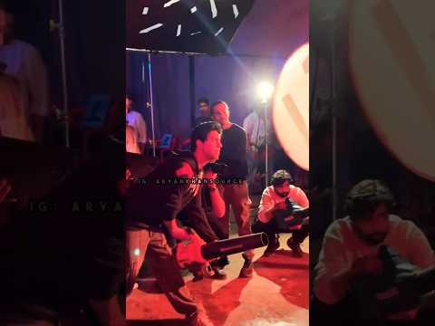 Aryan Khan on set of @dyavol.x photoshoot 🔥 The dedication 😮‍💨💫 #AryanKhan  #PrinceKhan #Srk #shorts