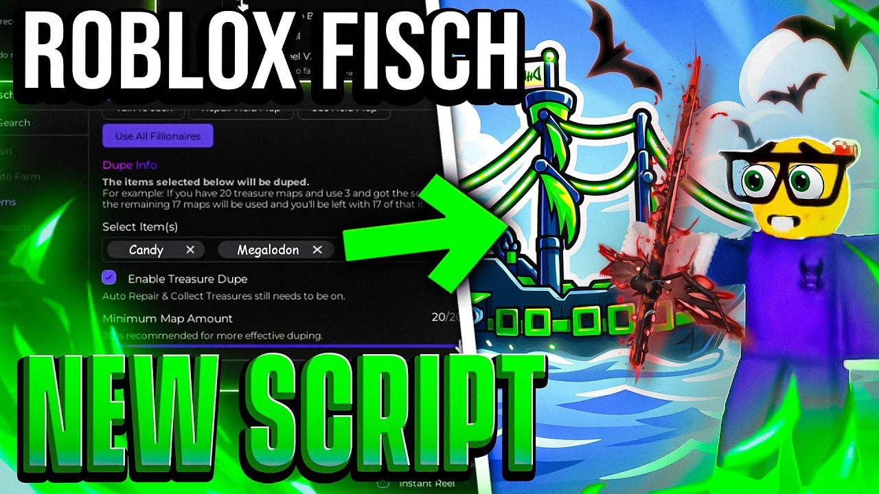Fisch Script 2025 π No Key Needed β Auto Fish, Dupe Spear, Instant Reel & Candy Farm!