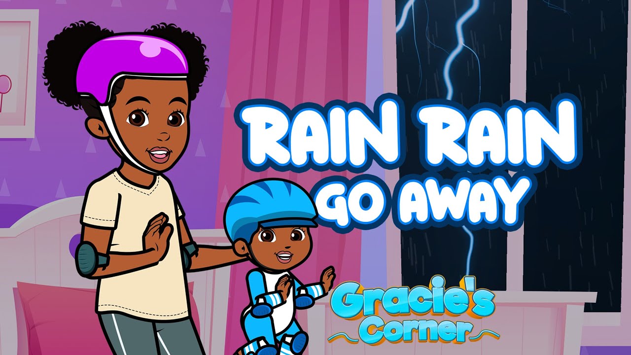 Rain Rain Go Away | Gracie’s Corner Nursery Rhymes 🌧️