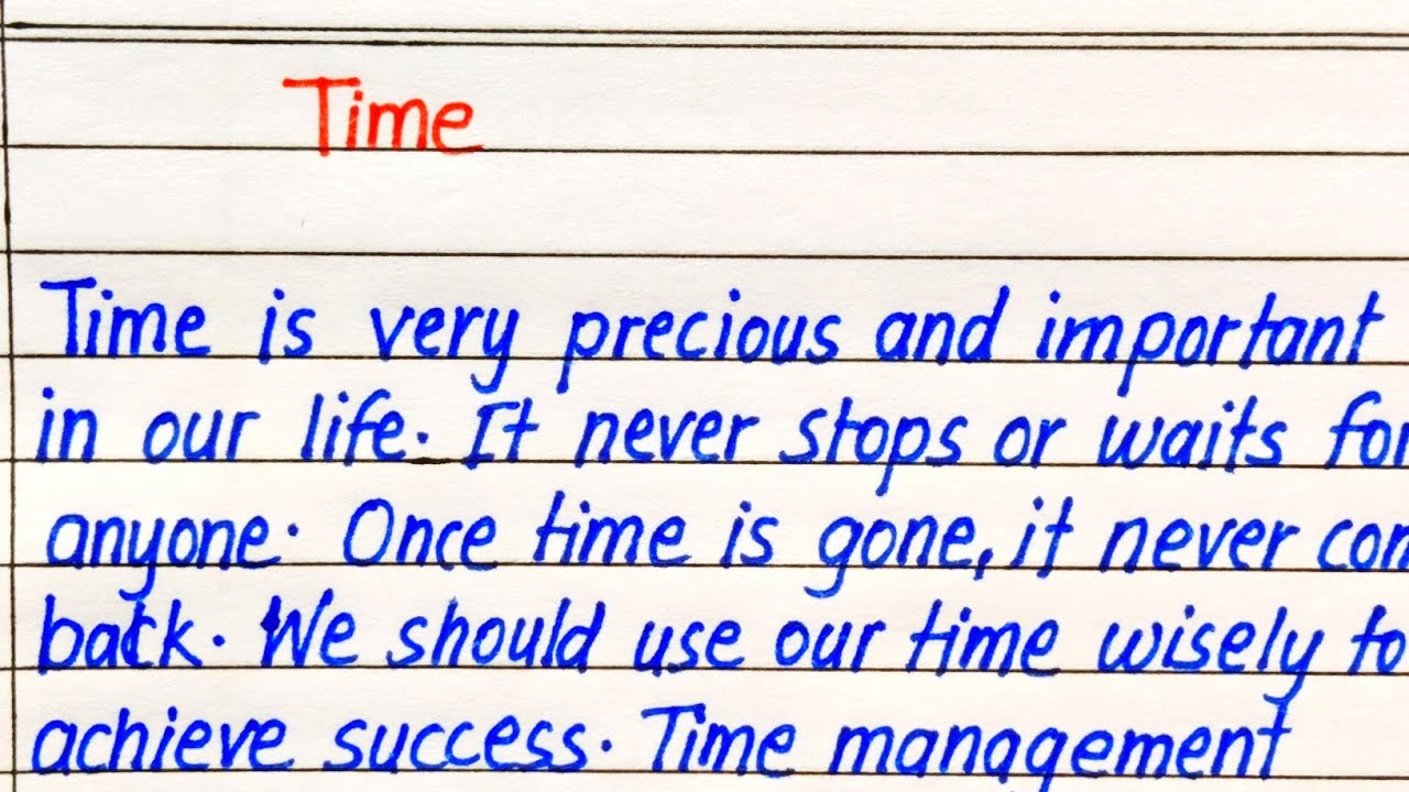 Importance of Time in Our Lives 🕰️