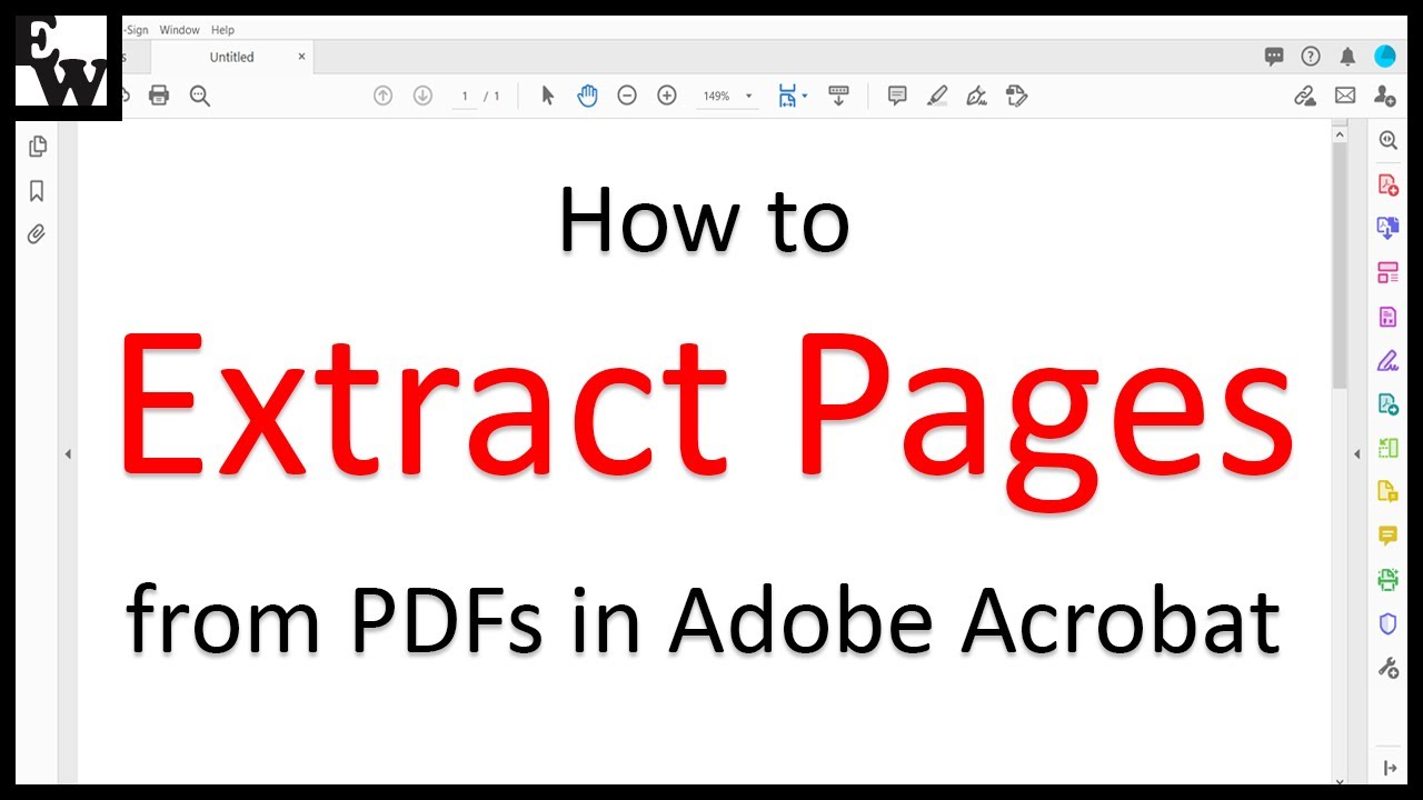 Guide to Extracting Pages from PDFs Using Adobe Acrobat (PC & Mac)