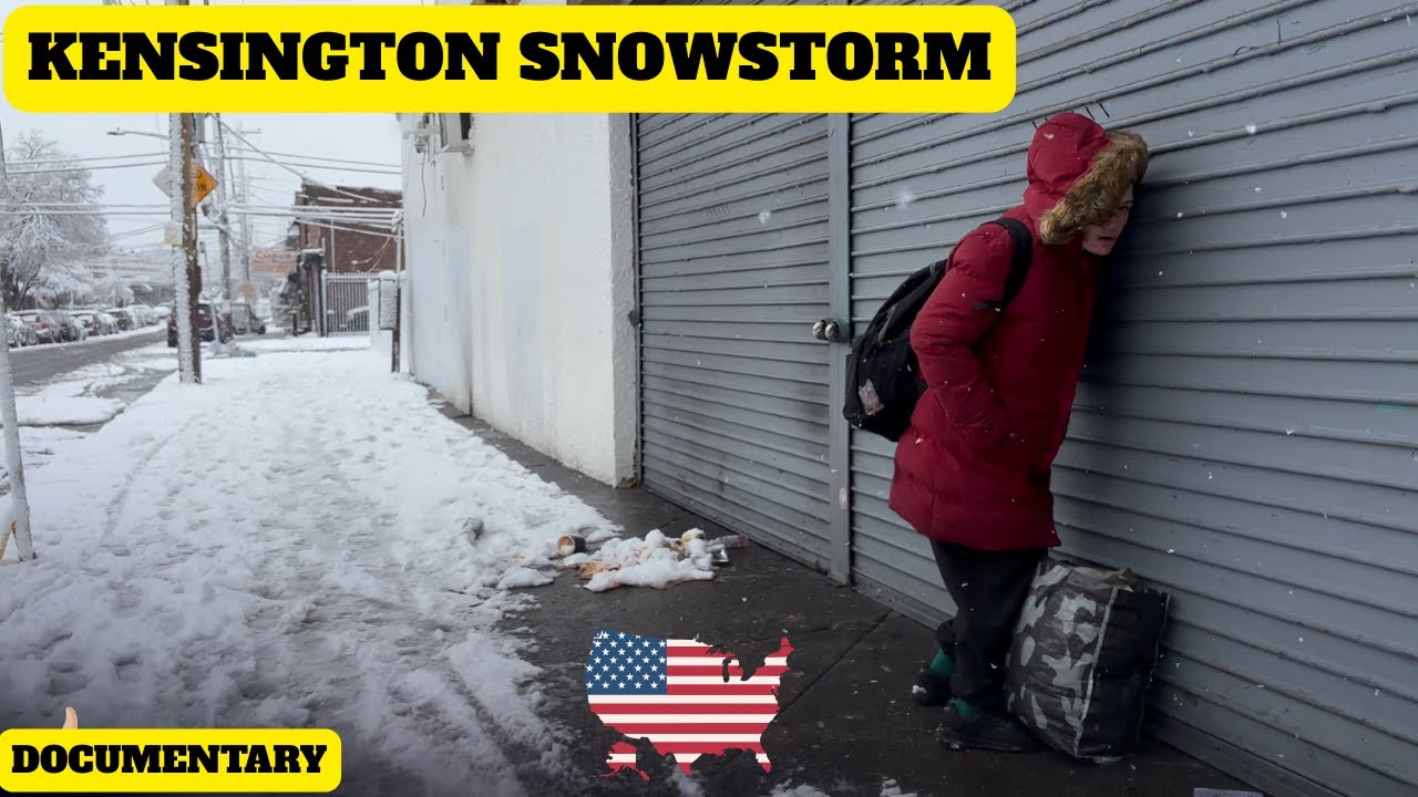 Homeless During Kensington Snowstorm ❄️