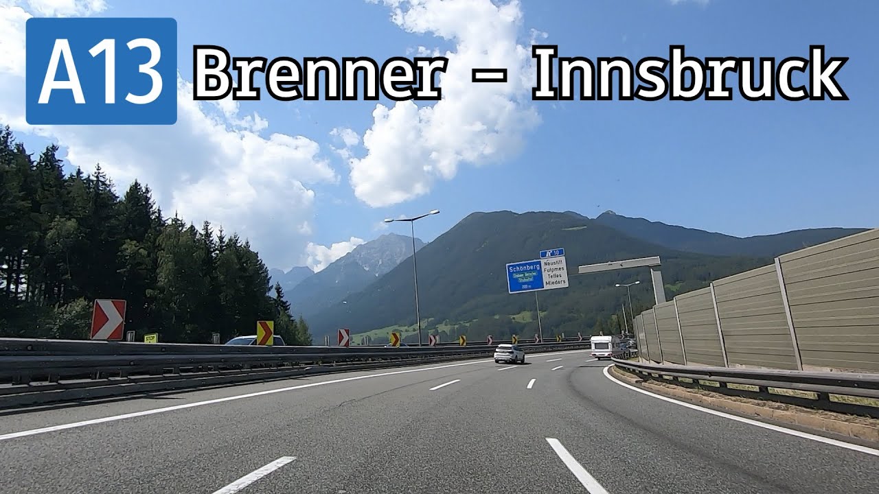 Austria A13 Brenner Autobahn: Brenner Pass to Innsbruck 🚗