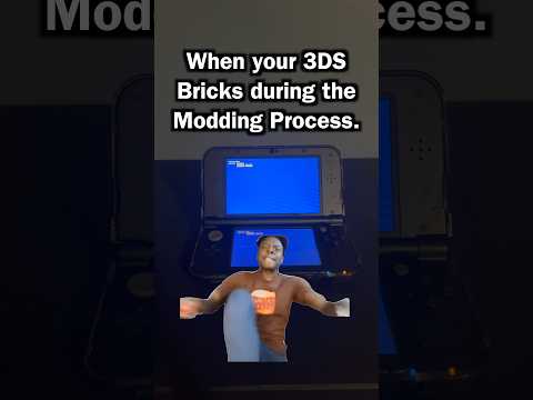 When your 3DS bricks during the modding process. #3ds #ishowspeed