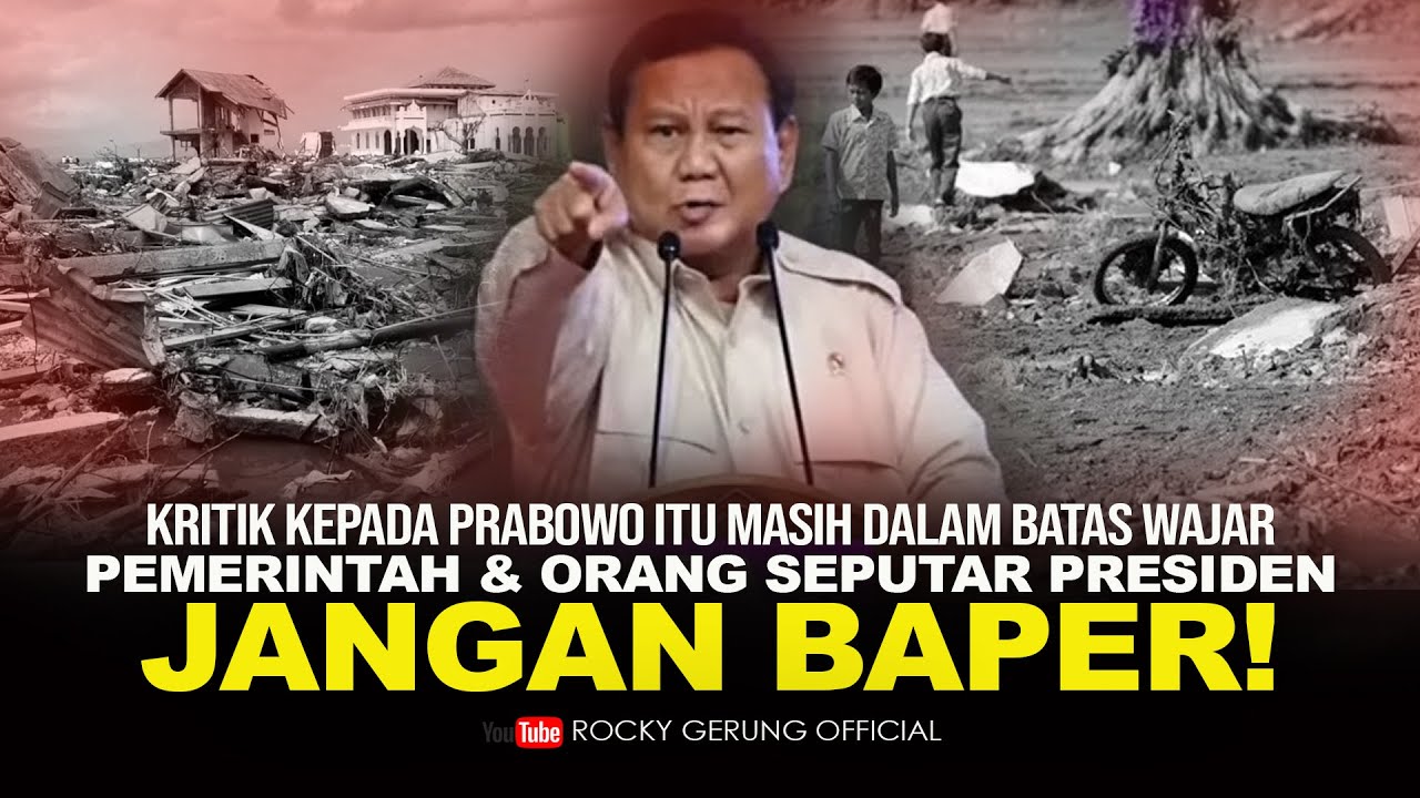 Kritik ke Prabowo Masih Wajar, Jangan Baper ✨