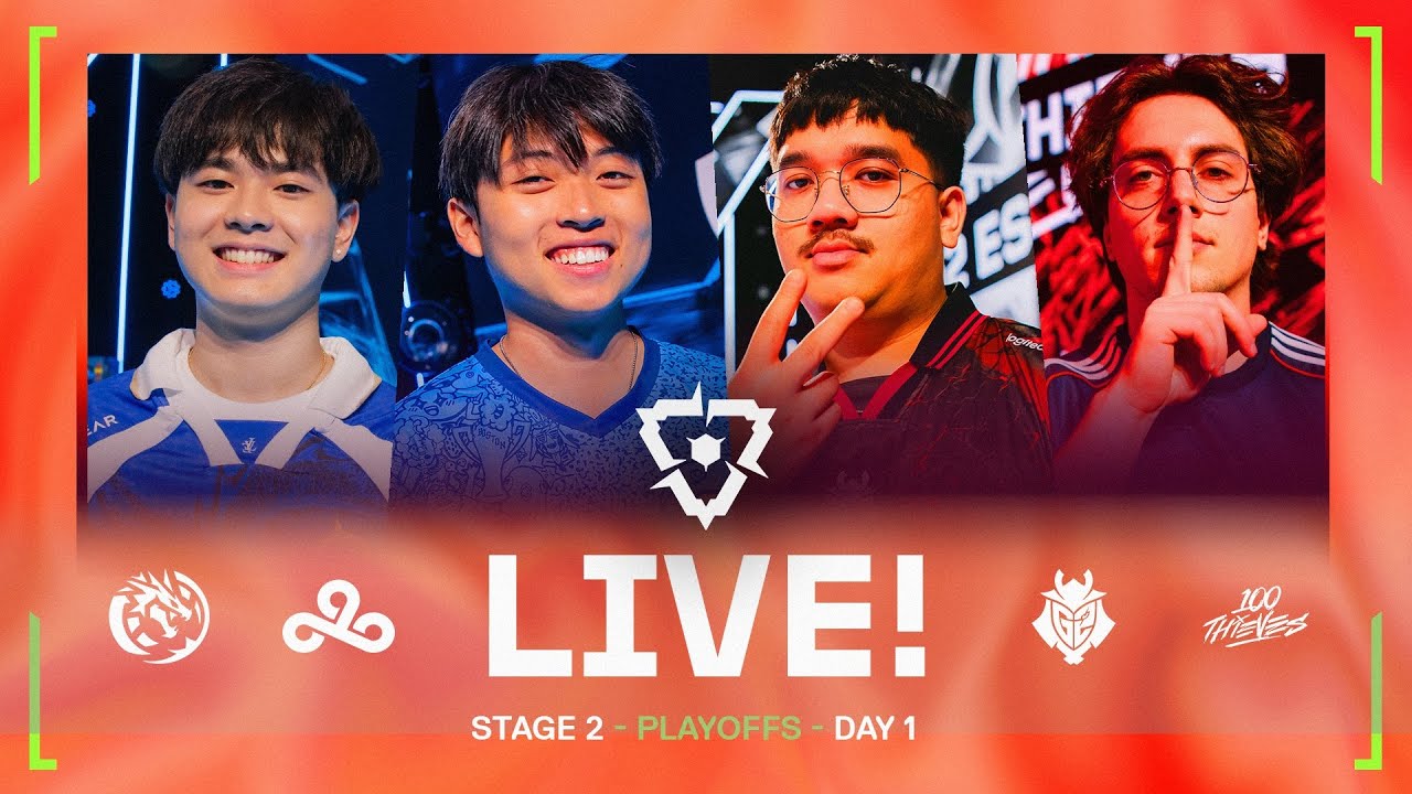 LEV vs. C9 & G2 vs. 100T | VCT Americas Playoffs Day 1