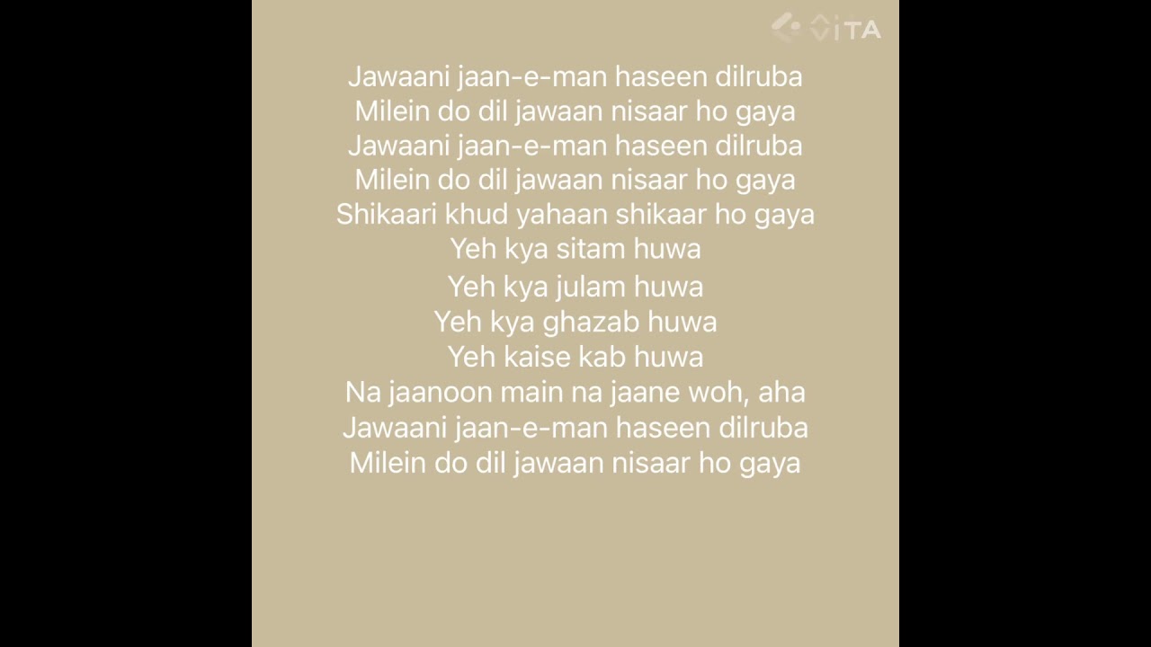 Jawani Janeman Vocal Cover 🎶