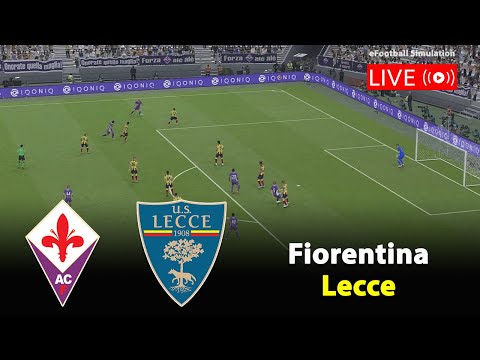 🔴Live- Fiorentina vs Lecce | Serie A 2025/26 | eFootball PES21 Simulation