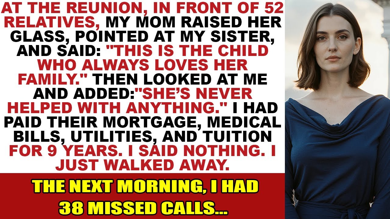 Mom Accuses Me of Never Helping in Front of 52 Guests 😳 — I Walked Out