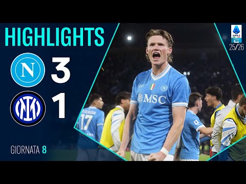 Napoli Inter | 3-1 | Gli Highlights | Lega Serie A 2025 | inter napoli