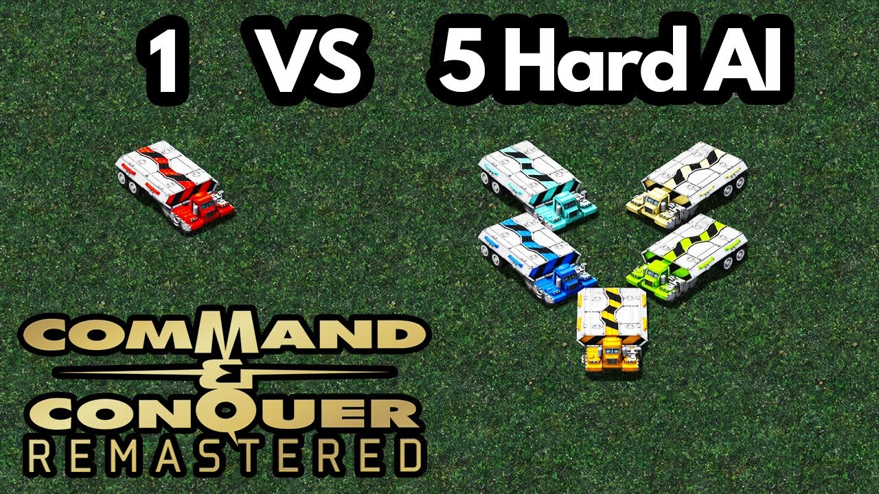 1 Nod vs 5 Hard AI in C&C Remastered ⚔️