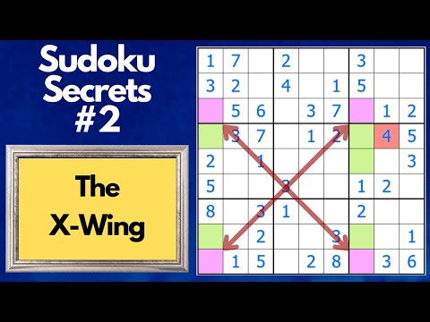 Sudoku Secrets No. 2: The X-Wing #shorts