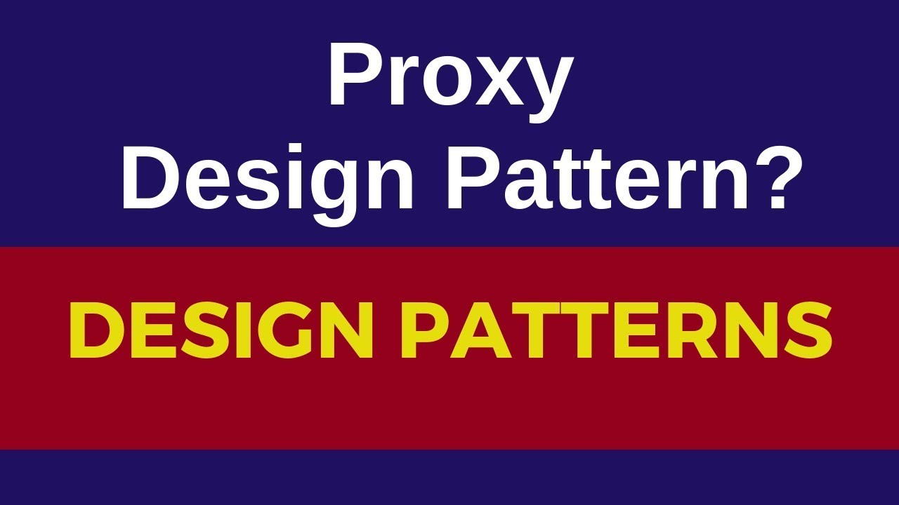 Proxy Pattern with Real-Time Example