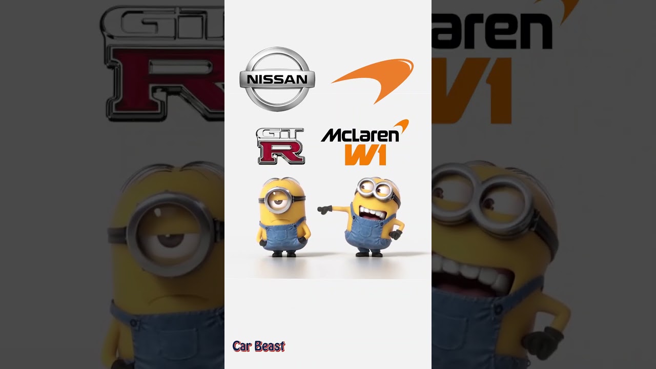 Epic Minions Showdown: McLaren P1 vs Nissan GTR 🏎🔥