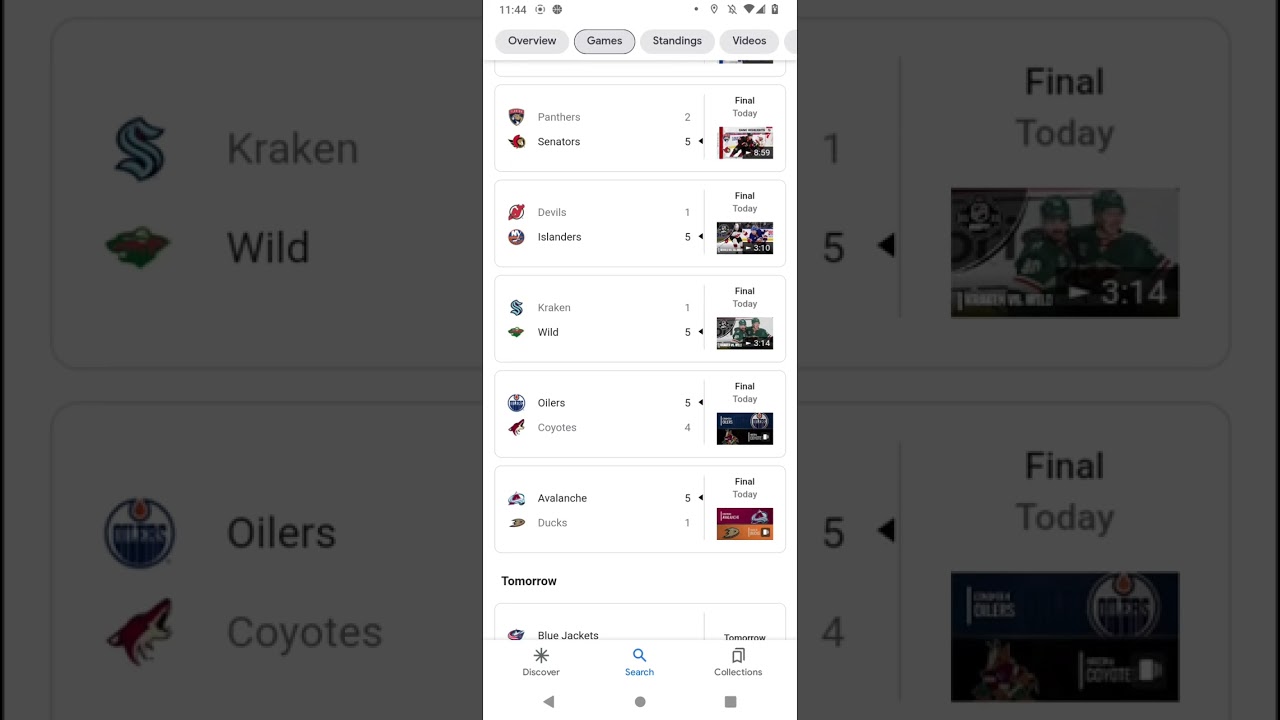 Latest NHL Hockey Scores 🏒