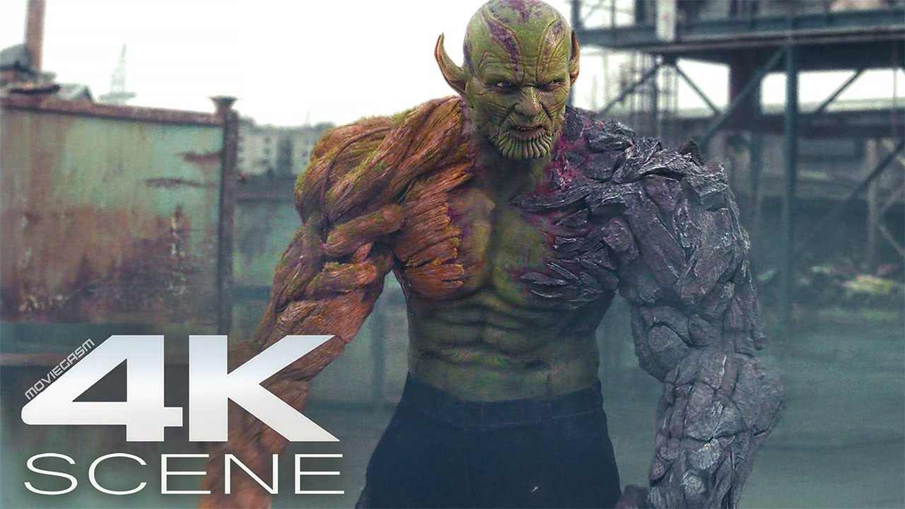 Epic Final Battle: Super Skrull vs. G'iah in 4K – Secret Invasion Action Scene 🎬