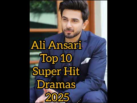 Ali Ansari Top 10 Dramas 2025 #aliansari #laibakhan #aaspaas #kaffara #pakistanidrama #naqaab