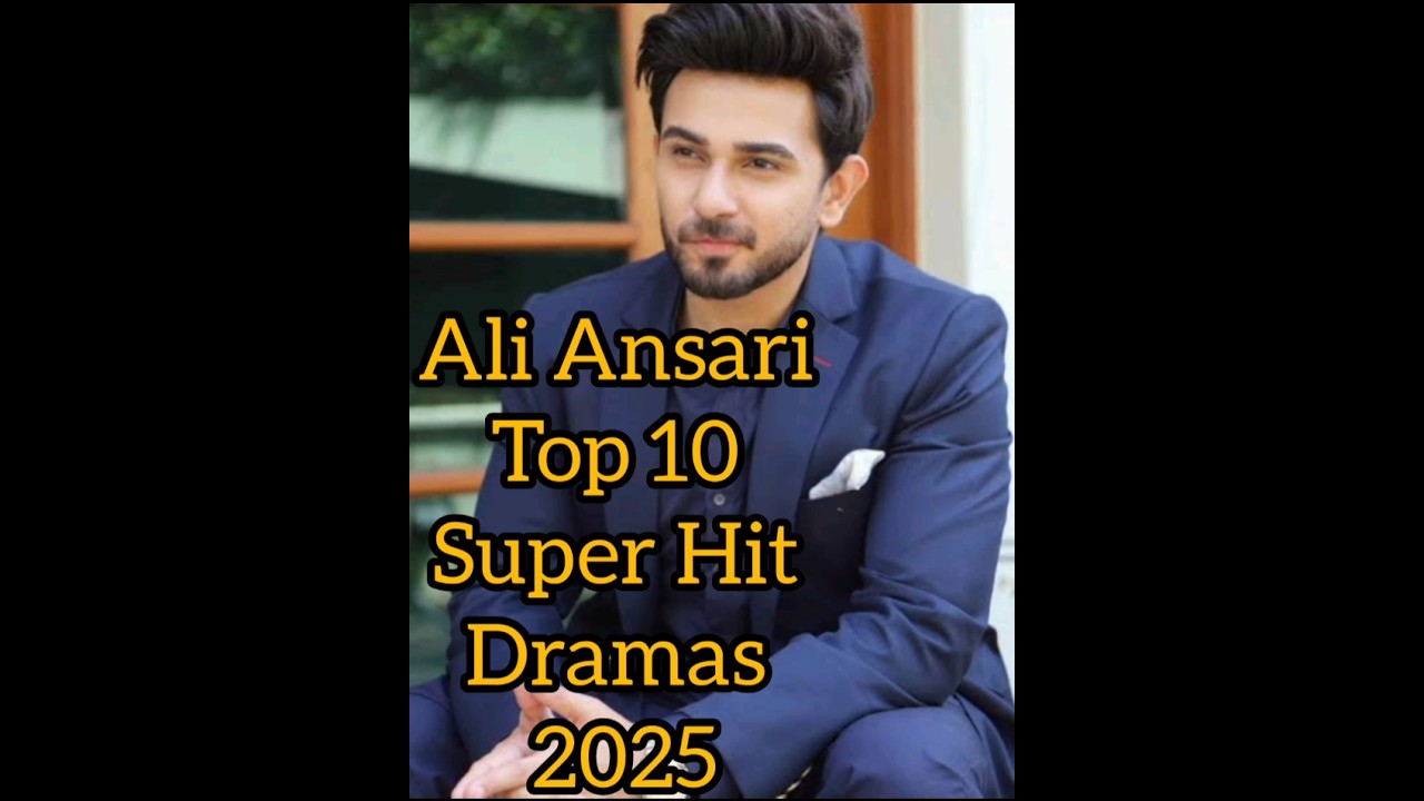 Ali Ansari's Top 10 Dramas of 2025 🎬
