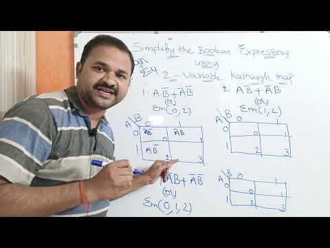 Two  Variable Karnaugh Map  || 2-Variable K-Map || Simplification of Boolean Expressions || DLD | DE