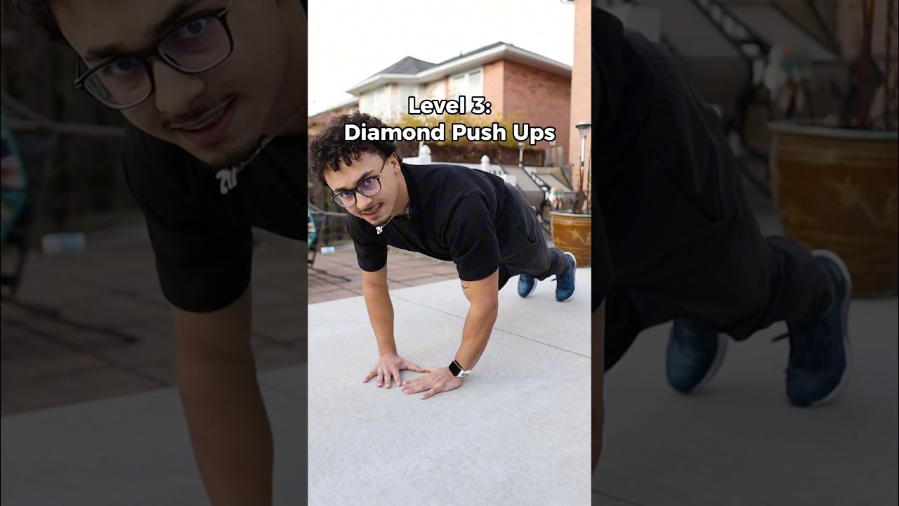 Push-Up Levels 1-6: Progress Your Strength 💪