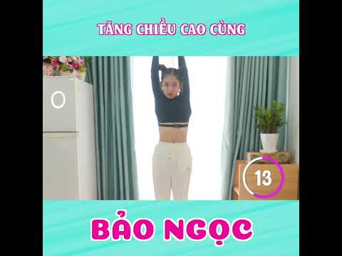#short: Serise bài tập tăng chiều cao cùng Bảo Ngọc| Động tác 1