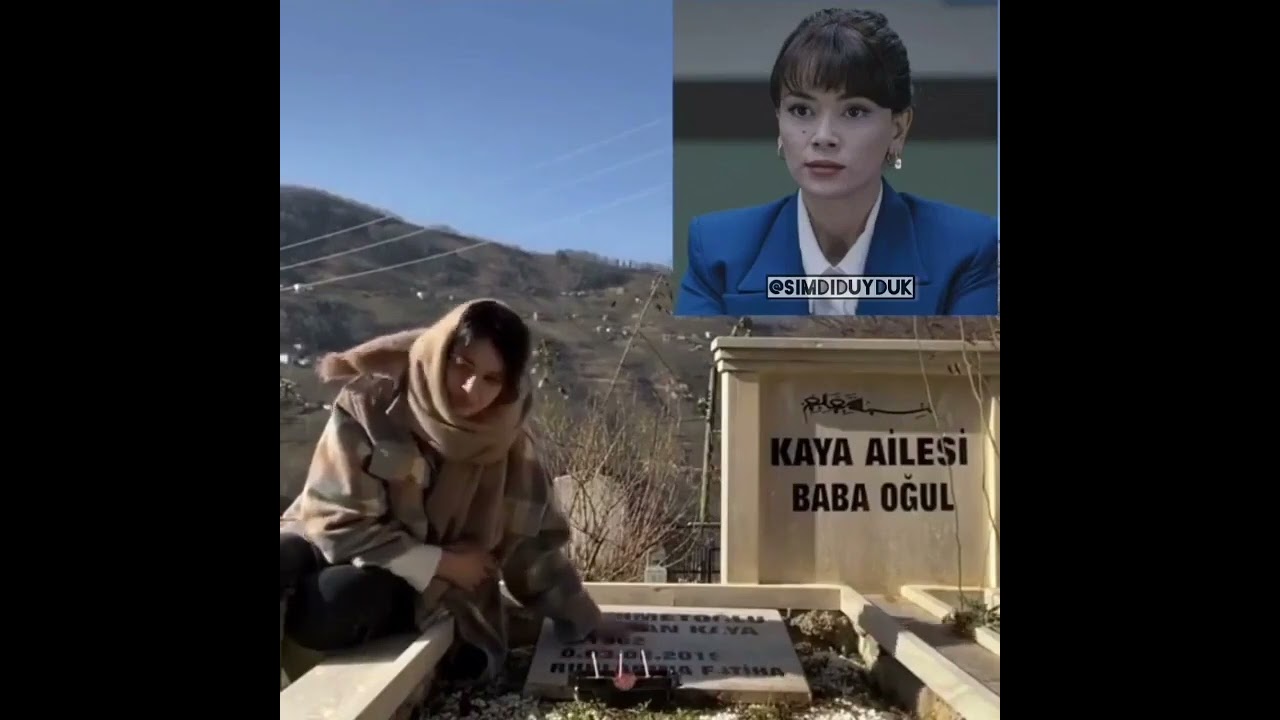 Mahkum dizisinin Cemre'si Seray Kaya, doğum gününü babasının mezarı başında kutladi