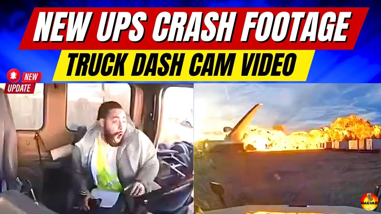 Dash Cam Footage of UPS MD-11 Crash 🚨