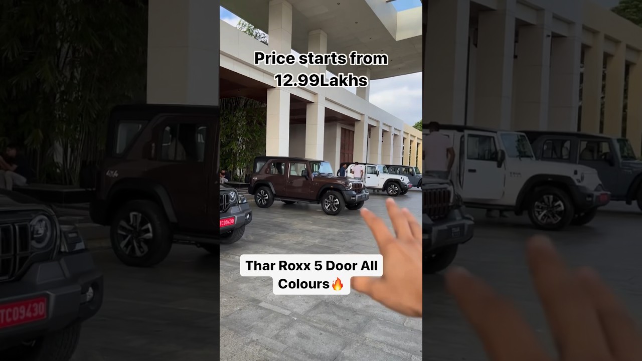 Thar Roxx 5 Door All Colors 🔥 | Mahindra Thar 5 Door