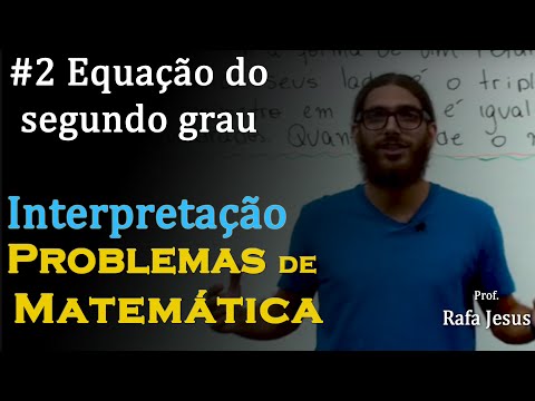 Interpretação de problemas de equação de 2 grau