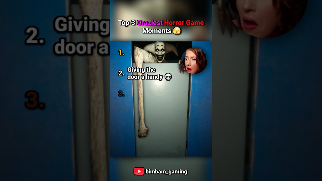 Top 3 Insane Horror Game Moments You Have to See! 😱