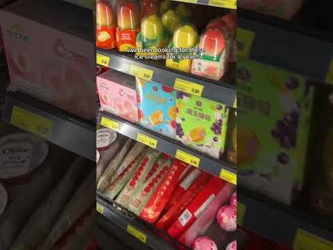 I FOUND THE VIRAL MANGO & LEMON ICE CREAMS!!! 🥭🍋 #icecream