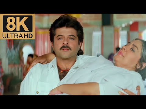 8K Remastered—Teri Ungli Pakad Ke Chala, Laadla,Udit Narayan ,Anil Kapoor ,Raveena Tandon, Sridevi
